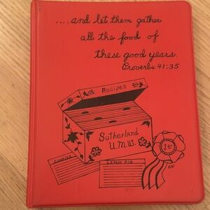1949 Sutherland Methodist Vintage Cookbook